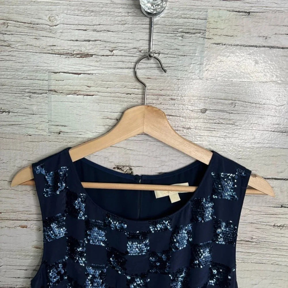 ERIN FETHERSTON Cocktail blue sparkly dress  size 6 - Picture 7 of 10